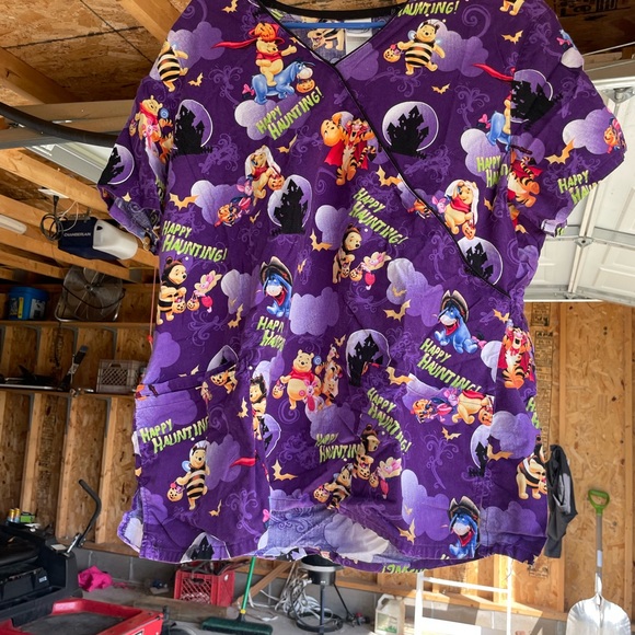 Womens scrub top - Picture 3 of 4